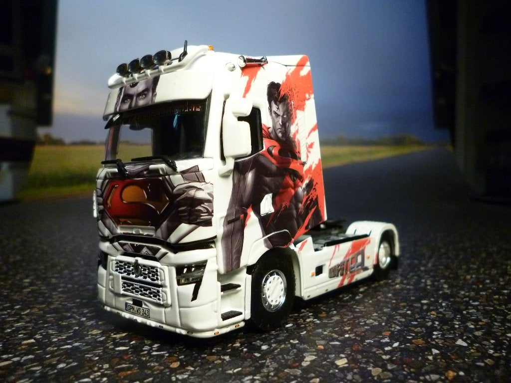 WSI Renault Popp Fahrzeugbau  "Superman" met certificaat, Hobby en Vrije tijd, Modelauto's | 1:50, Ophalen of Verzenden, Nieuw
