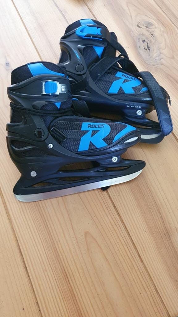 Verstelbare schaatsen. Roces, maat 34-37., Sport en Fitness, Schaatsen, Ophalen of Verzenden, IJshockeyschaatsen, Overige merken