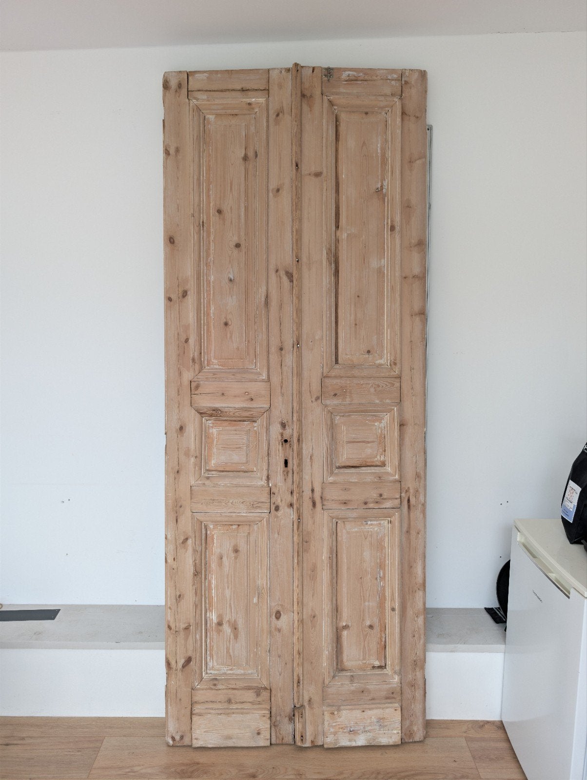 Prachtige grote Antieke Houten Paneeldeuren Grenen, Doe-het-zelf en Verbouw, Ophalen, Gebruikt, 80 tot 100 cm, 215 cm of meer