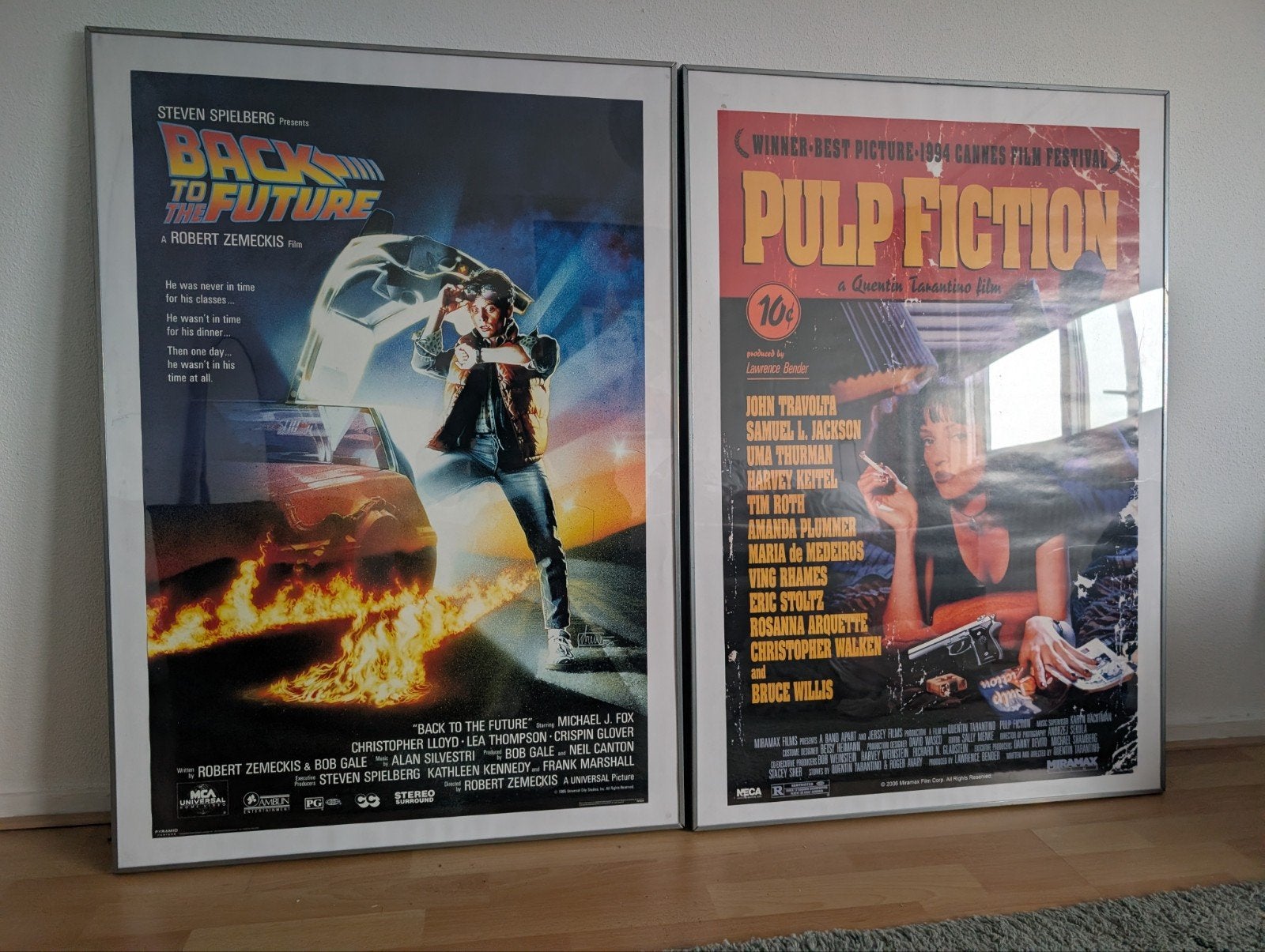 Back To The Future & Pulp Fiction posters in IKEA lijsten, Verzamelen, Posters, Met lijst, Deurposter of groter, Ophalen of Verzenden