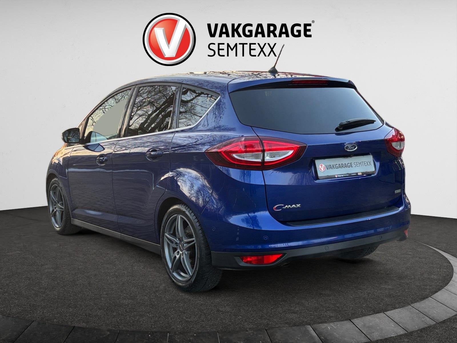 Ford C-Max 1.0 Sport | Clima | Navi | Stuurverw. | Voorruit, Auto's, Voorwielaandrijving, Gebruikt, Blauw, Handgeschakeld