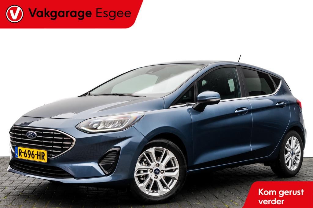 Ford Fiesta 1.0 125 pk EcoBoost Hybrid ST-Line X Automaat |, Met garantie (alle), Blauw, Origineel Nederlands, Bedrijf