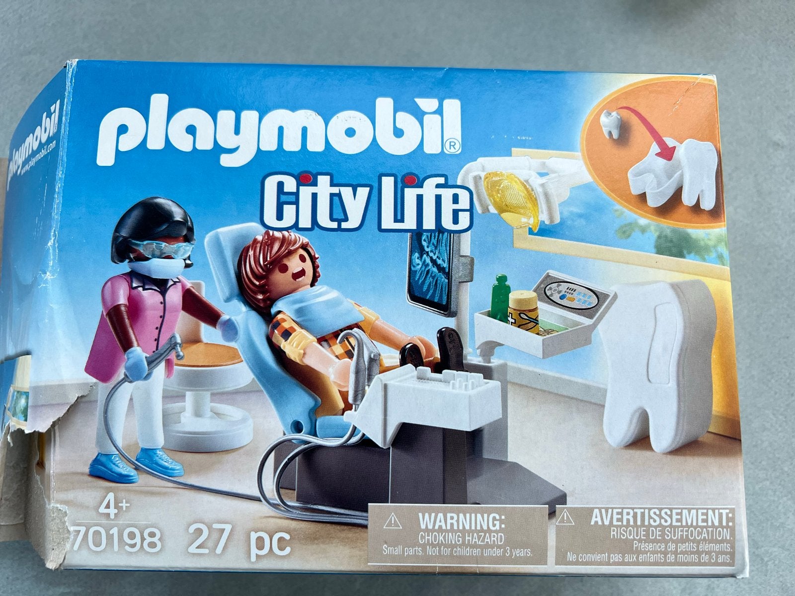 Playmobil City Life Tandarts met patiënt (70198), Ophalen of Verzenden, Gebruikt, Complete set