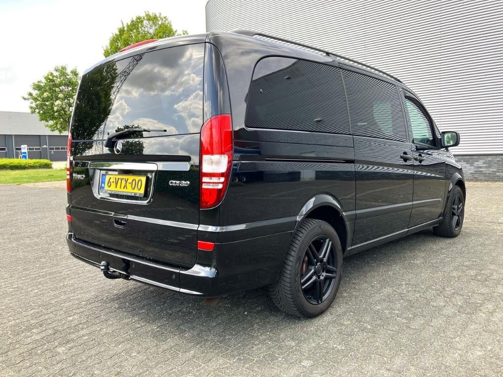 Mercedes Viano 3.0 V6 CDI 224pk / DC / NAP / LEDER / XENON !, Auto's, Automaat, Achterwielaandrijving, Zwart, 2500 kg
