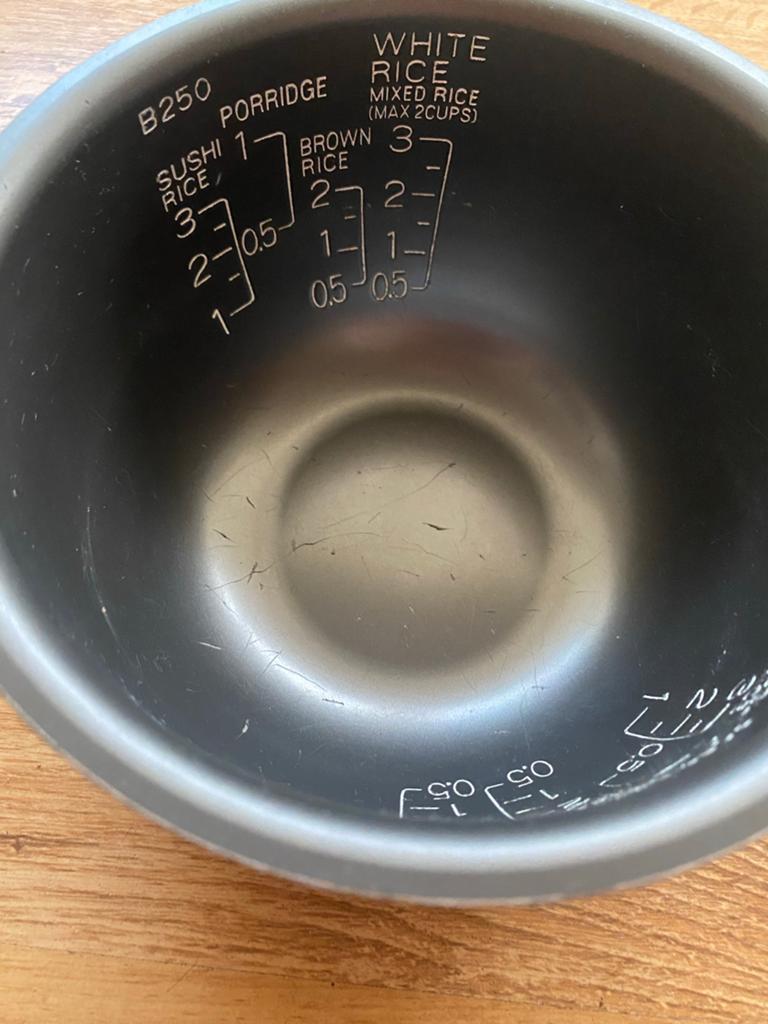 Zojirushi binnenpan voor rijstkoker - model B250, Ophalen of Verzenden, Gebruikt