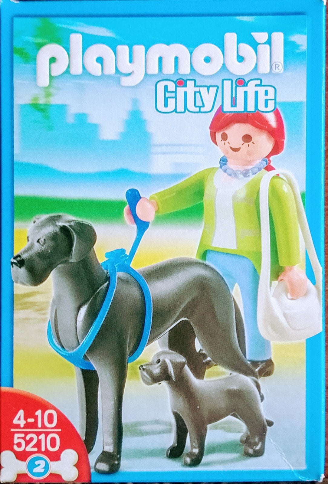 City Life Duitse Dog Met Puppy 5210, Kinderen en Baby's, Speelgoed | Playmobil, Ophalen of Verzenden, Gebruikt, Complete set