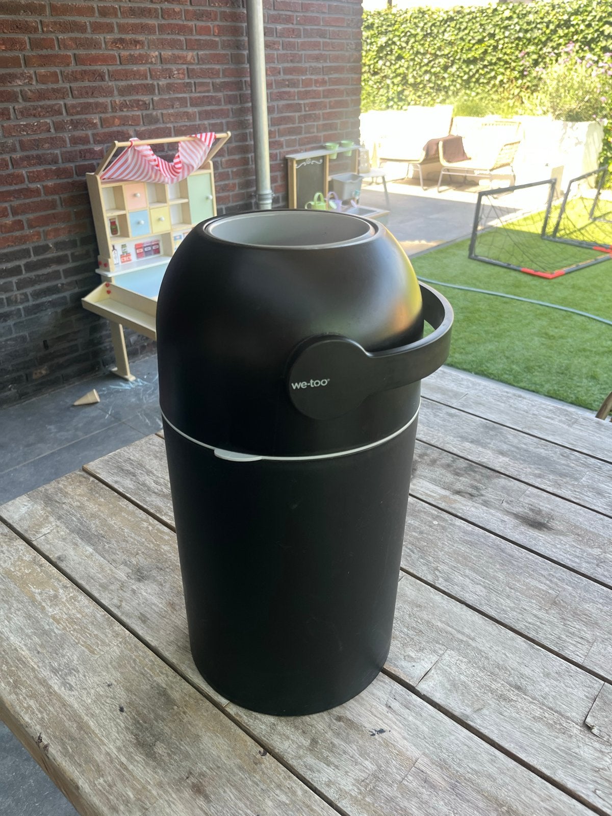 We-too Luieremmer - Zwart, Ophalen, Gebruikt