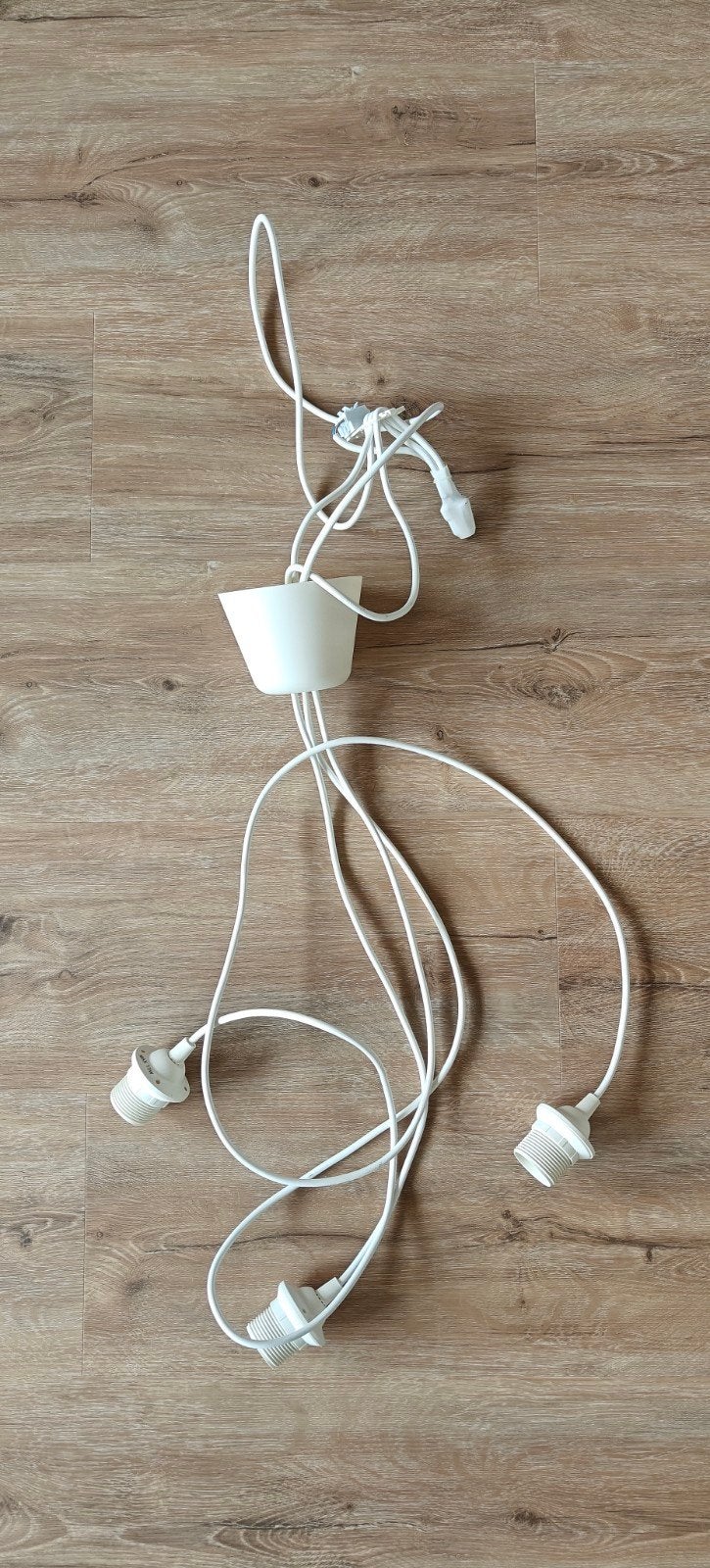 IKEA Tripel Snoerenset voor Lamp, Wit - 3x Max 13W, Ophalen, Nieuw, Modern, Scandinavisch