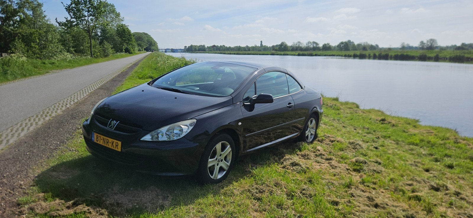 Peugeot 307 2.0 16V CC AUT 2004 Zwart, 4 cilinders, Cabriolet, 4 stoelen, Zwart