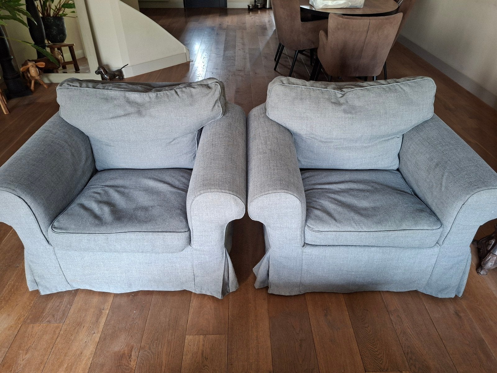 ektorp fauteuil, Ophalen, Gebruikt, Stof