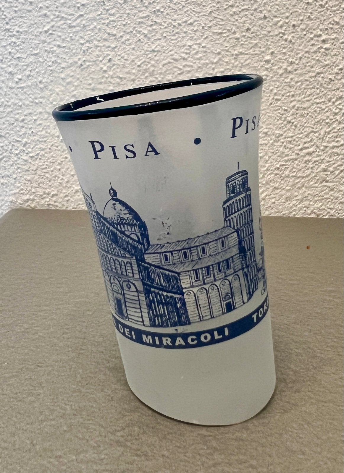 Shot glas Pisa, Antiek en Kunst, Antiek | Woonaccessoires, Ophalen of Verzenden