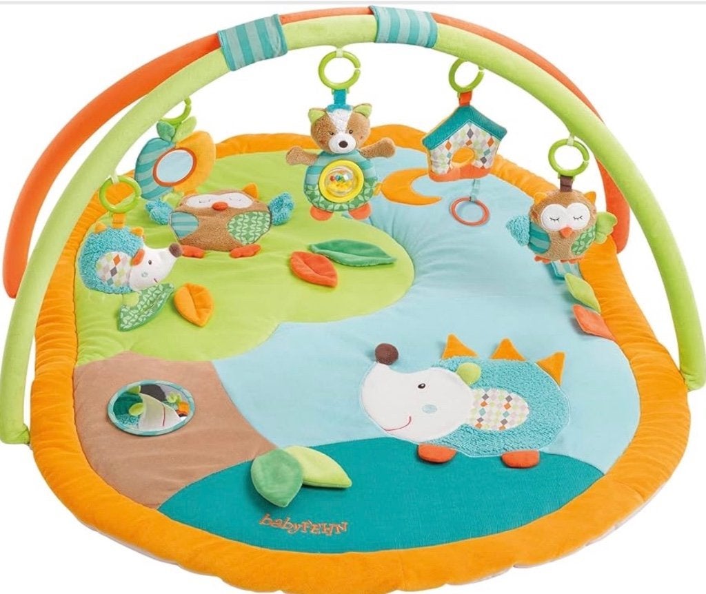 Fehn baby gym- Baby Speelkleed - Sleeping Forest, Kinderen en Baby's, Speelgoed | Babyspeelgoed, Ophalen, Zo goed als nieuw, Babygym