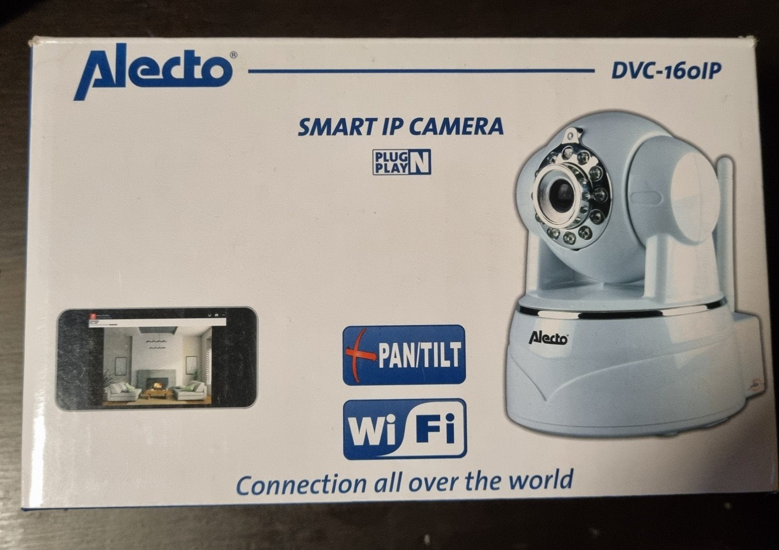 Alecto DVC-160IP Smart IP Camera - Binnencamera, Ophalen, Zo goed als nieuw, Binnencamera