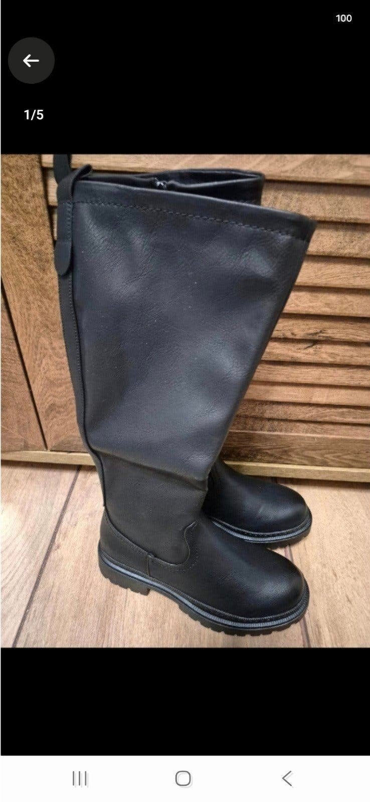 hoge laarzen (nieuw), Hoge laarzen, Zwart, Nieuw, Ophalen of Verzenden