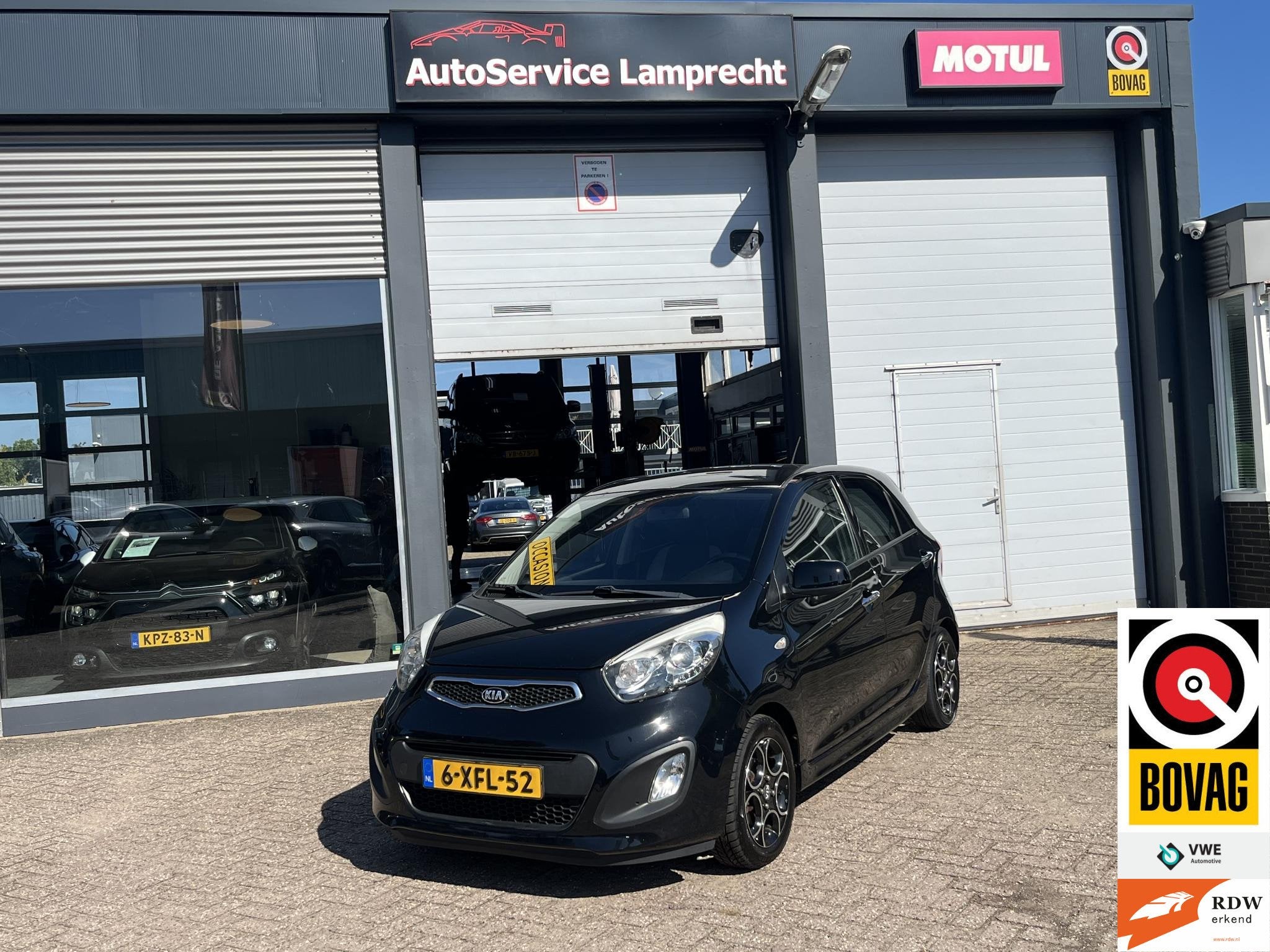 Kia Picanto 1.0 CVVT World Cup Ed., Voorwielaandrijving, Euro 5, Stof, Gebruikt
