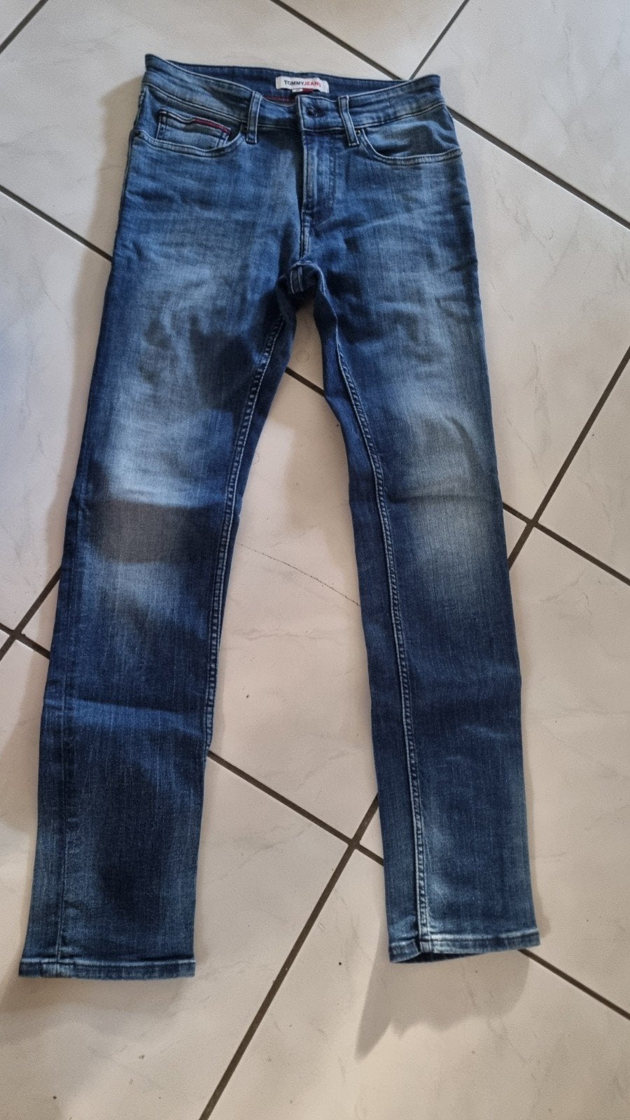 Tommy Jeans spijkerbroek W29 L32, W32 (confectie 46) of kleiner, Tommy Jeans, Gedragen, Verzenden