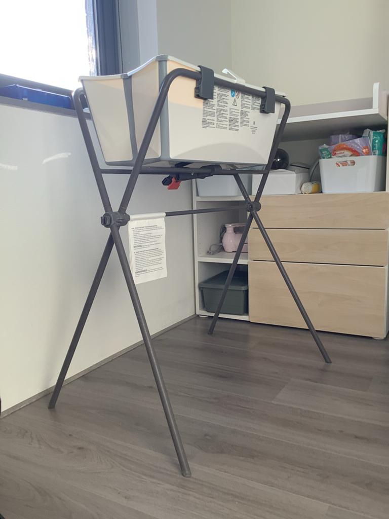 Stokke Flexi Bath opvouwbaar babybadje met standaard, Kinderen en Baby's, Badjes en Verzorging, Overige merken, Ophalen of Verzenden