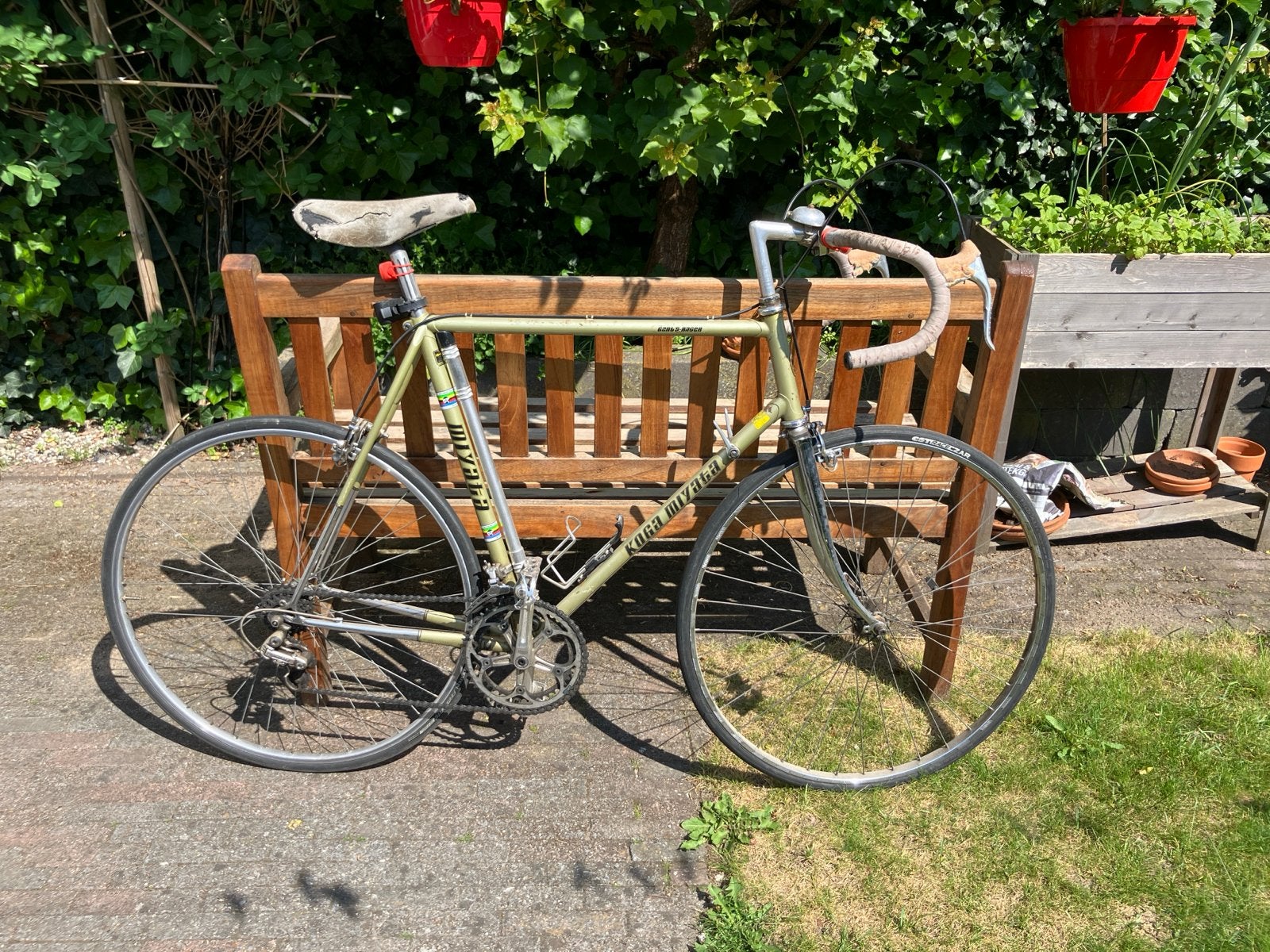 Orginele Koga Miyata Racefiets - vintage en fietst goedd!, Fietsen en Brommers, Fietsen | Racefietsen, Ophalen, Gebruikt, Koga Miyata