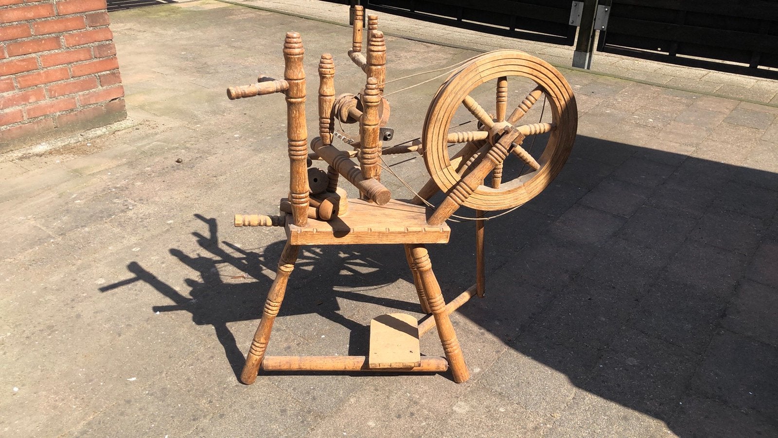 Spinnenwiel, Ophalen, Gebruikt