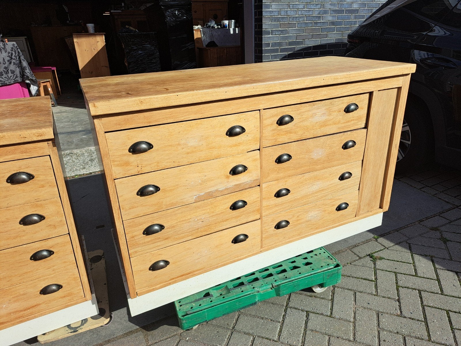 oude ladekast 2 delen 17 lades, R.kooij65@gmail.com, Gebruikt, 5 laden of meer, Ophalen of Verzenden