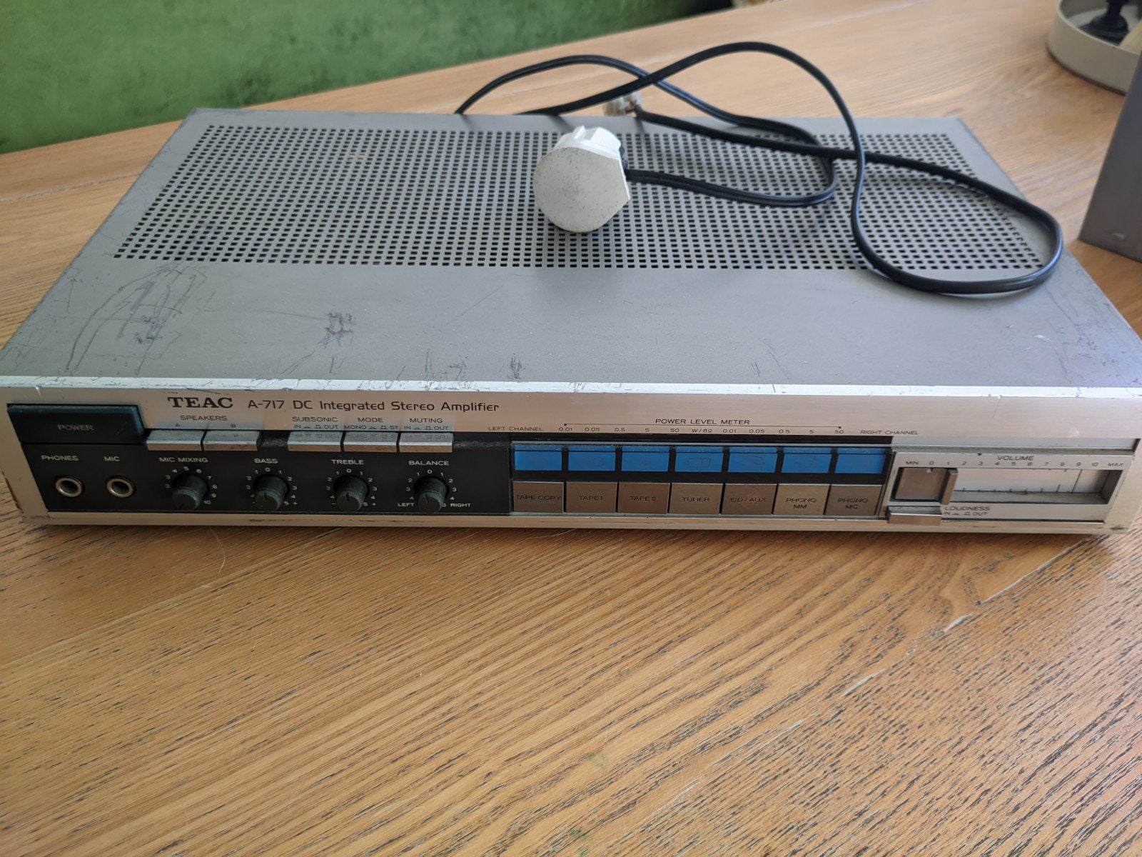 TEAC A-717 DC Geïntegreerde Stereo Versterker, Overige merken, Gebruikt, Ophalen of Verzenden, 60 tot 120 watt