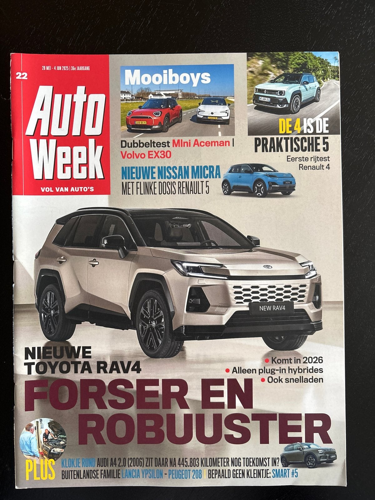 AutoWeek Magazine 28 mei - 4 juni 2025 - Nieuwe Toyota RAV4, Ophalen of Verzenden, Nieuw, Toyota