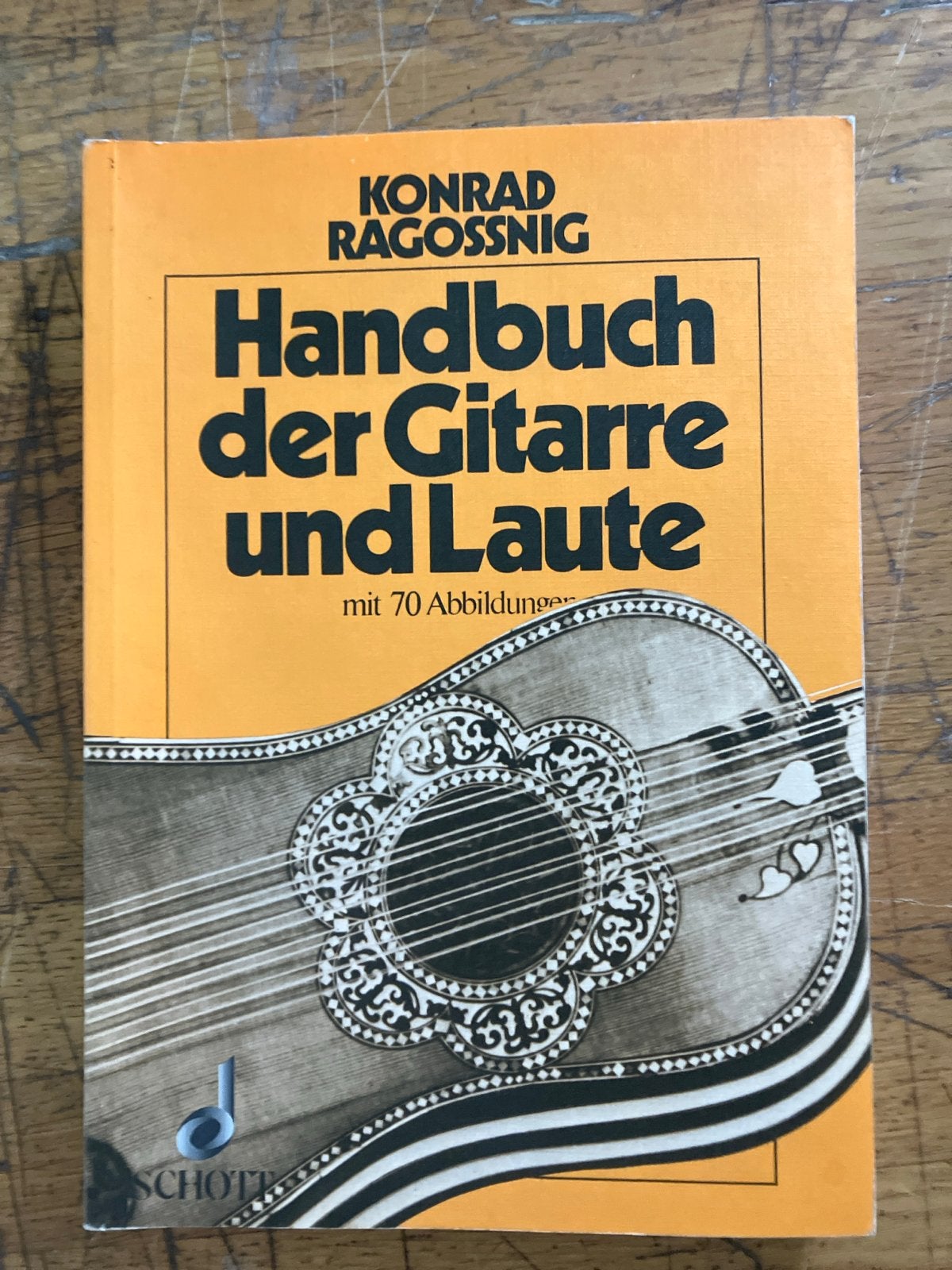 Handboek der Gitarre und Laute - Konrad Ragossnig, Muziek en Instrumenten, Klassiek, Les of Cursus, Ophalen of Verzenden, Gitaar