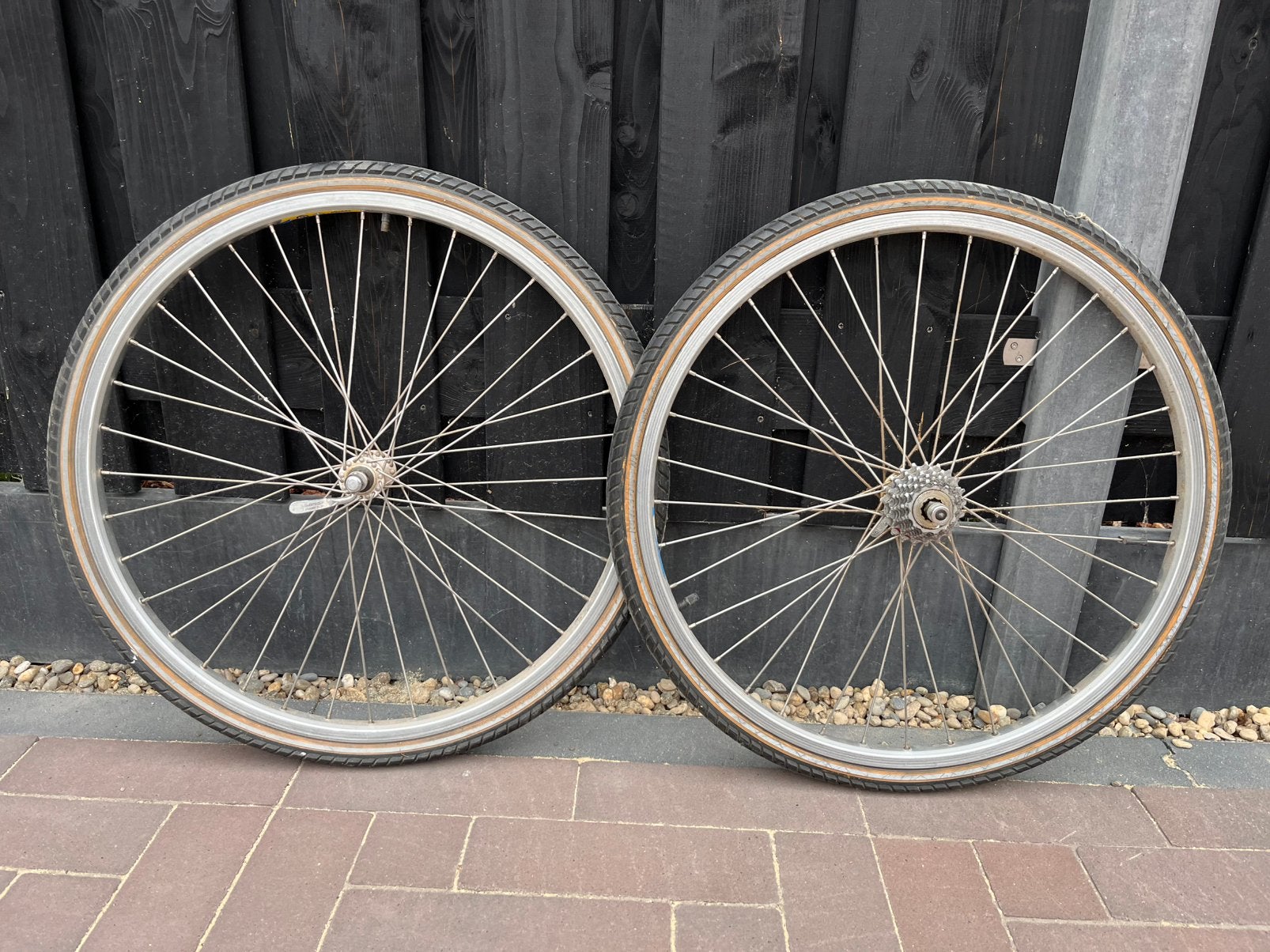 Wielset met banden, 26 inch, Ophalen, Gebruikt
