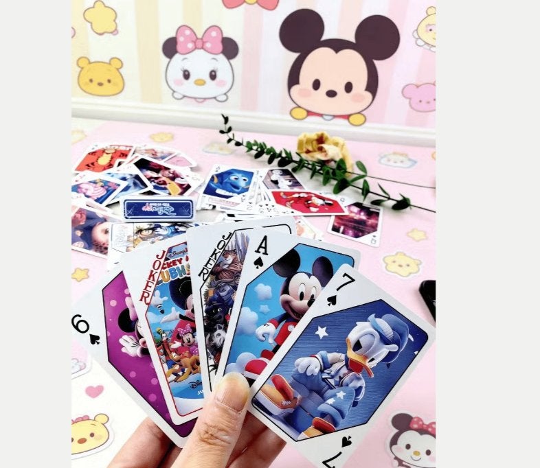 Disney luxe speelkaarten / poker set (54 kaarten)