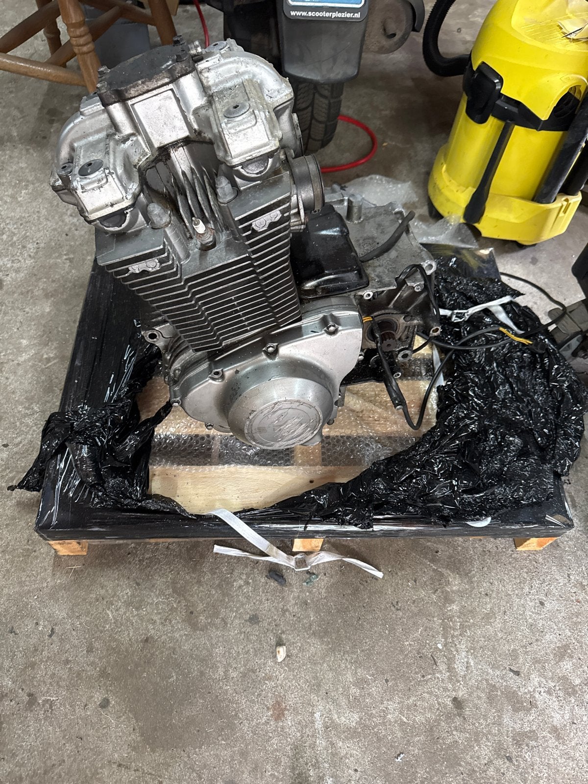 Suzuki GS 500 motorblok (M502), Ophalen, Gebruikt