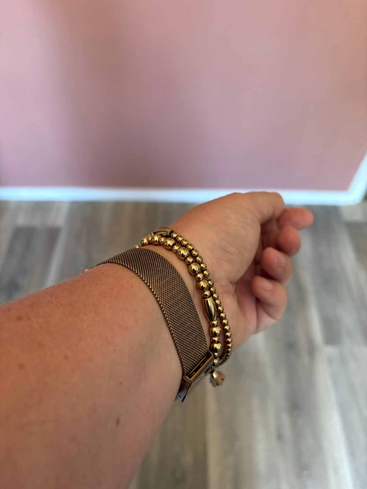 Skagen Smartwatch Rosé Kleur, Ophalen of Verzenden, Hartslag, Gebruikt, Roze