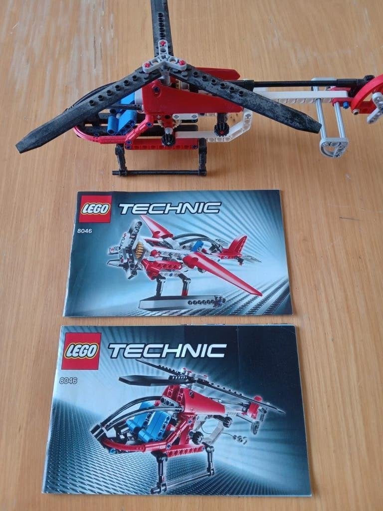 LEGO Technic 8046 helikopter vliegtuig 2in1, Gebruikt, Lego, Inclusief instructies, Ophalen of Verzenden
