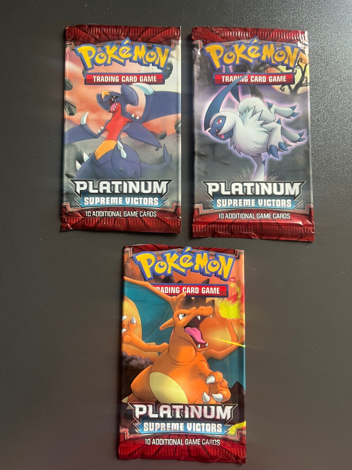 Pokemon booster empty platinum supreme victors  3x, Ophalen of Verzenden, Gebruikt, Booster