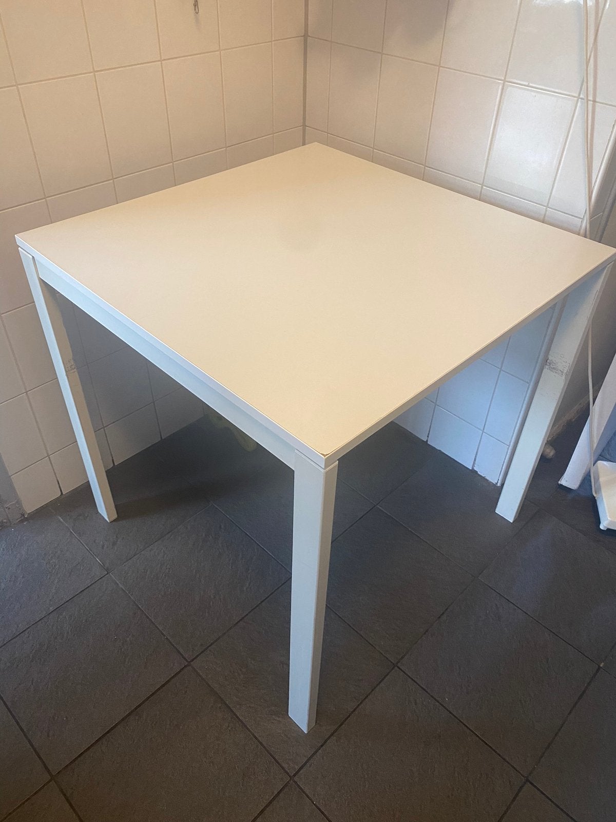 Witte tafel van IKEA, Ophalen, Zo goed als nieuw, 75 cm of meer, 60 cm of meer