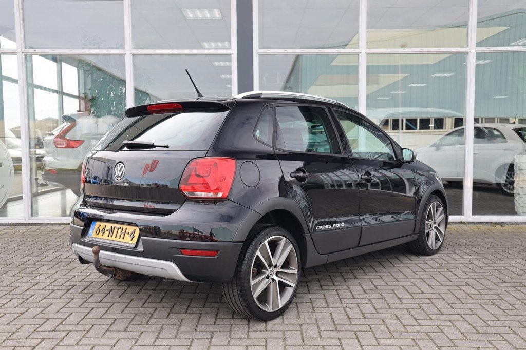 Volkswagen Polo 1.2 TSI Cross|Automaat|Cruise control|Airco|, Euro 5, Zwart, Origineel Nederlands, 1076 kg