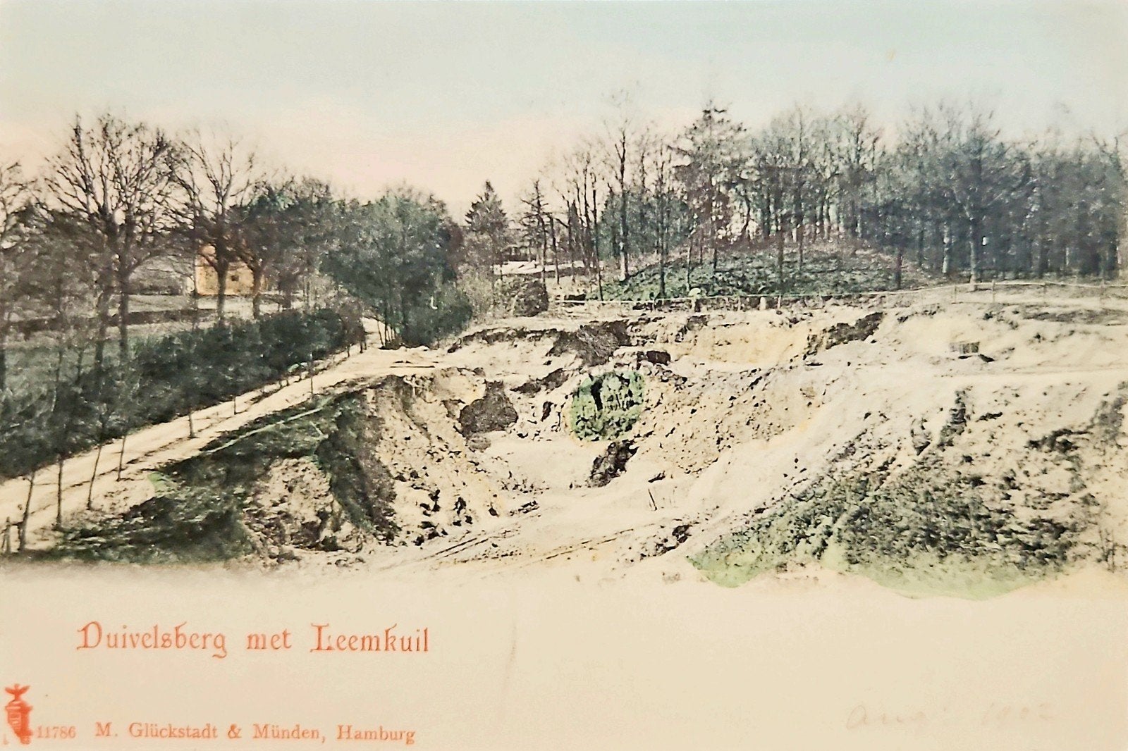 Berg en Dal - Leemkuil Duivelsberg, Verzamelen, Ansichtkaarten | Nederland, Verzenden, Voor 1920, Gelderland