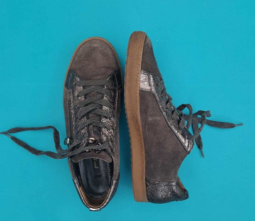 Paul Green - stoere suède sneakers, 40, Overige kleuren, Verzenden, Sneakers of Gympen, Zo goed als nieuw