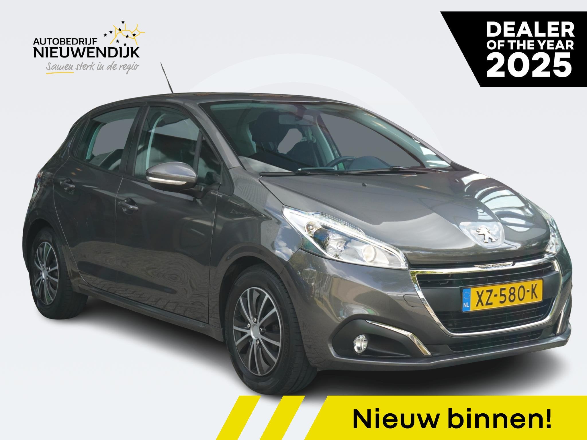 Peugeot 208 1.2 PureTech 80 Active / NL AUTO / NAVI / CRUISE, Auto's, Verwarmde buitenspiegels, Stof, 1199 cc, Origineel Nederlands