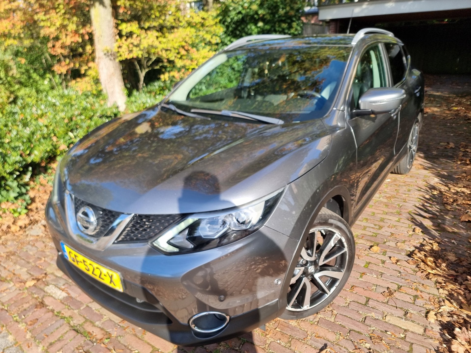 Nissan Qashqai 1.5 dCi Tekna Full Option, Auto's, Voorwielaandrijving, Verwarmde buitenspiegels, Gebruikt, Zwart