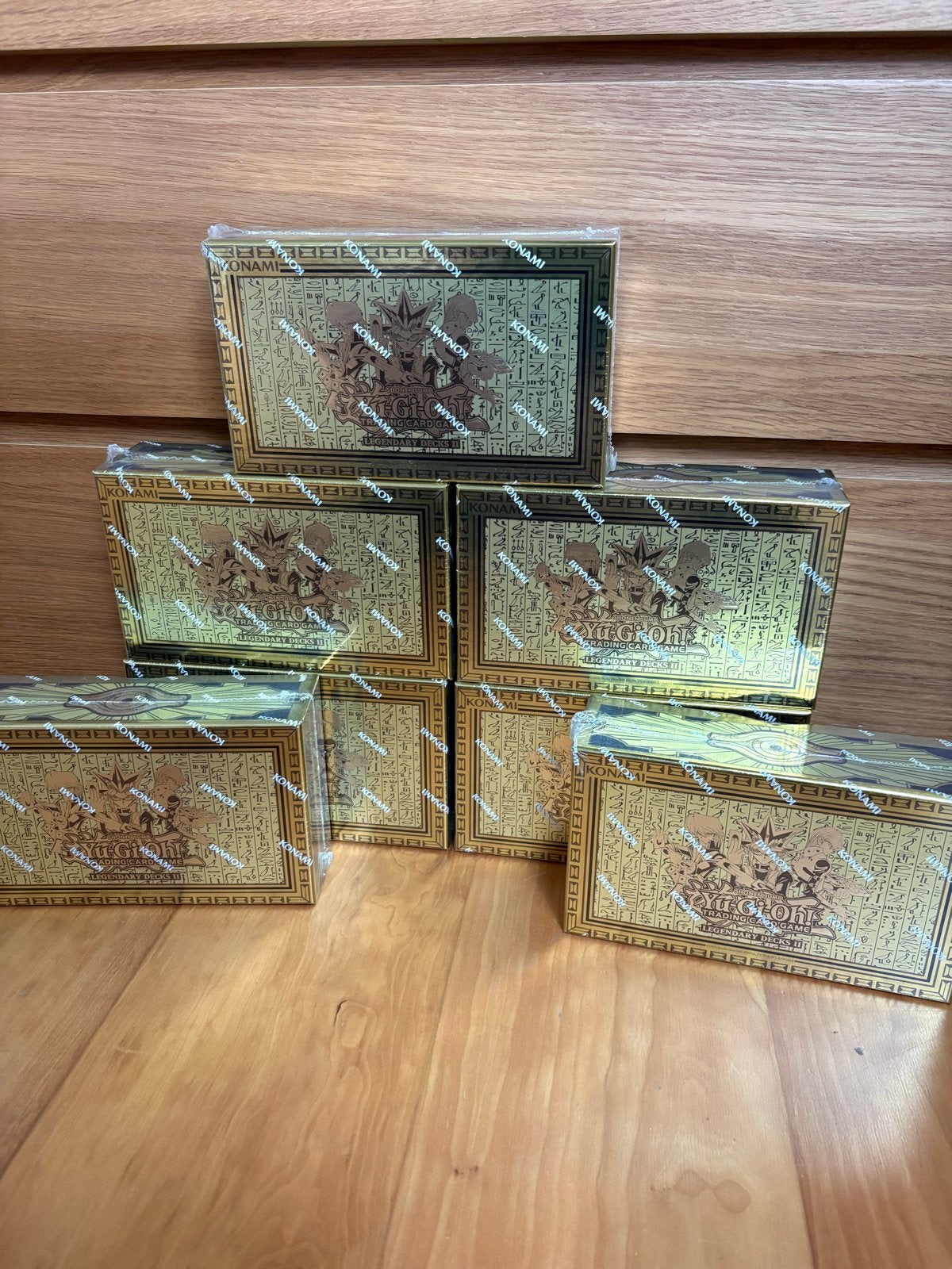 7x Yu-Gi-Oh! Legendary Decks II, Hobby en Vrije tijd, Ophalen of Verzenden, Nieuw, Starterdeck, Foil
