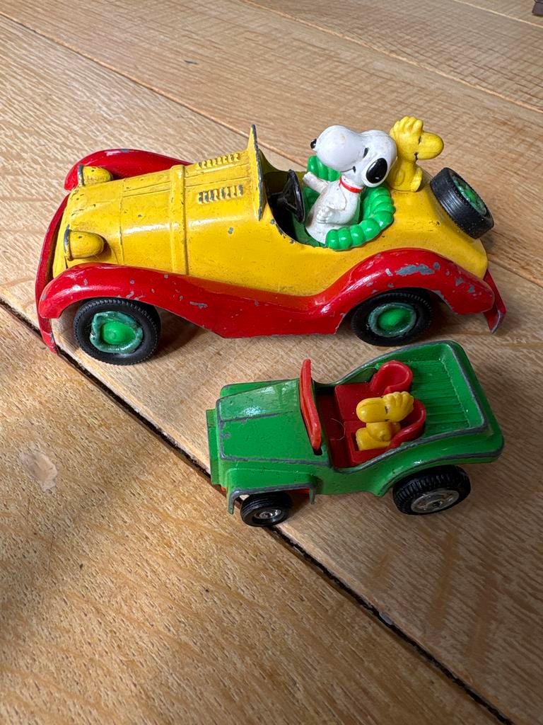 Snoopy speelgoedauto's, Ophalen of Verzenden, Gebruikt