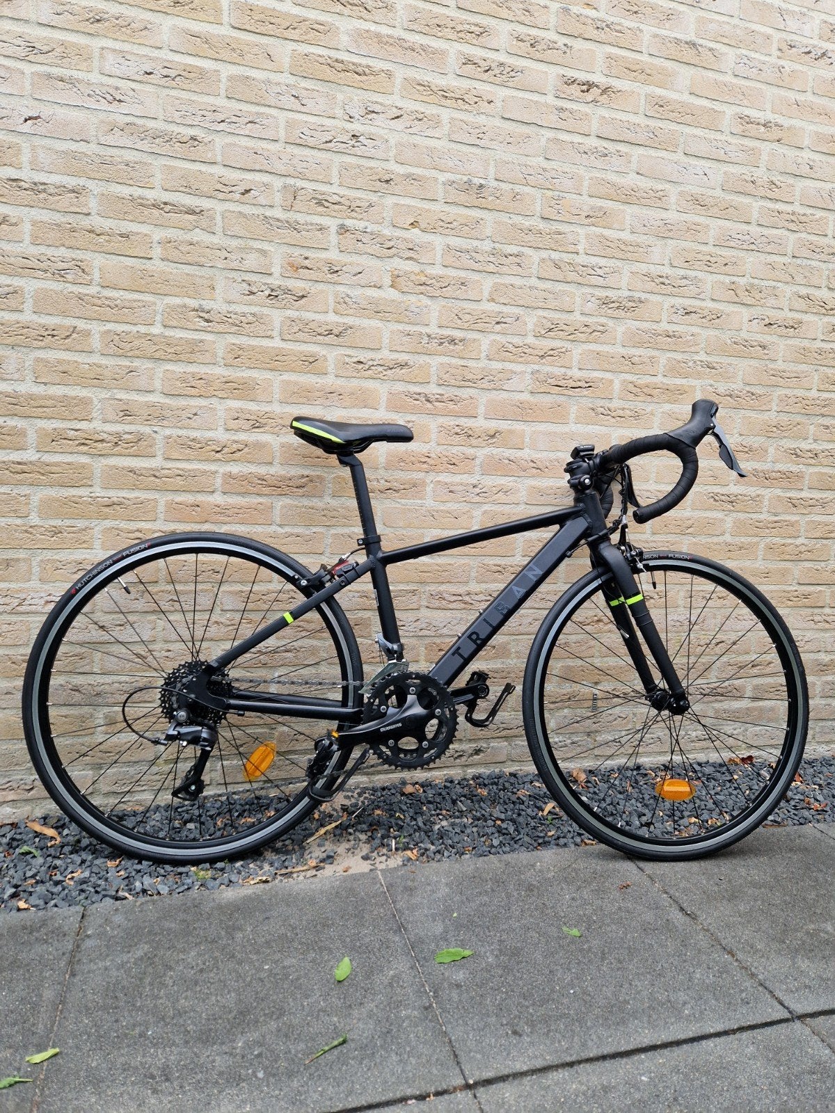 Triban RC 500 Junior racefiets 26 inch - Shimano Claris, 26 inch, Velgrem, Aluminium, Minder dan 49 cm