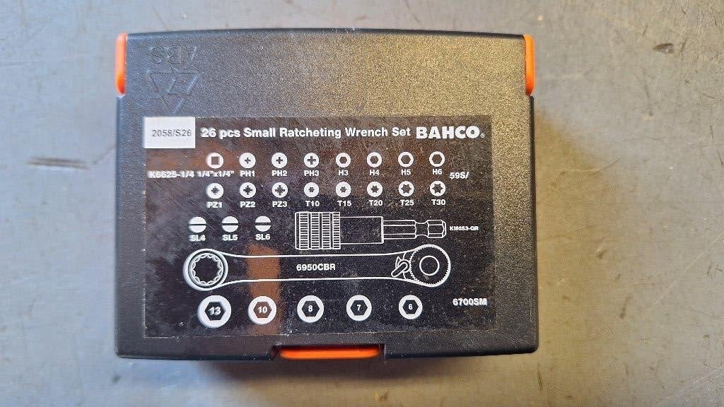 Bahco 2058/S26 Doppenset ratelset 26 Delig. NIEUW!, ., Nieuw, Ophalen of Verzenden, .