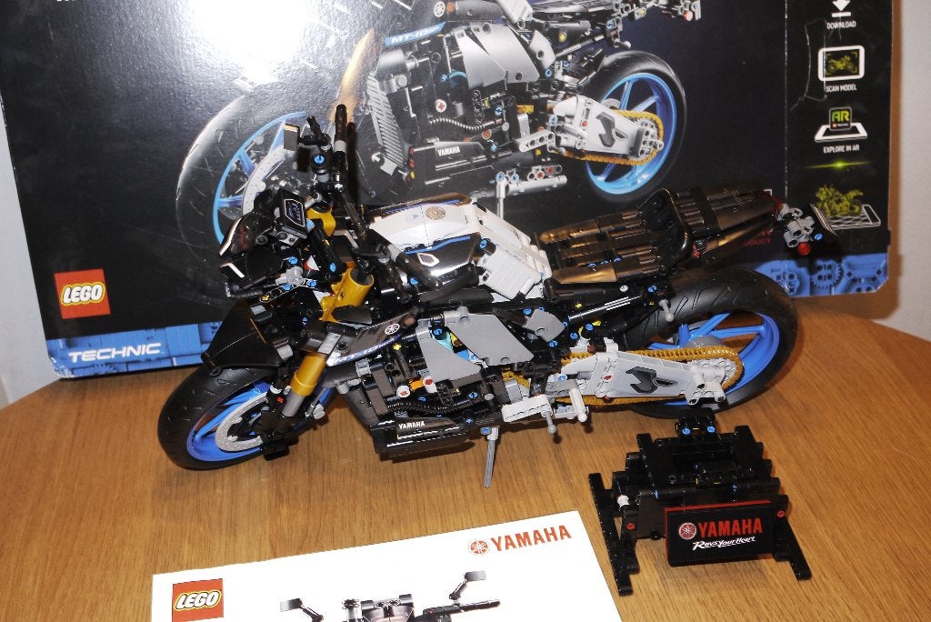 lego Yamaha 42159 1:5 MT10 SP  doos boek model, Ophalen, Inclusief instructies, Lego, Nieuw