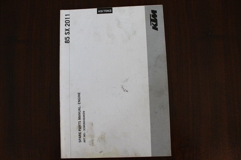 KTM 85SX 2011 engine spare parts manual 85 SX, Ophalen of Verzenden, Suzuki