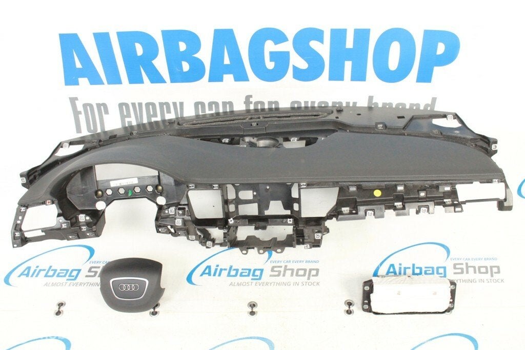 Airbag set - Dashboard 4 spaak zwart leer Audi A8 D4, Auto-onderdelen, Gebruikt, Ophalen of Verzenden