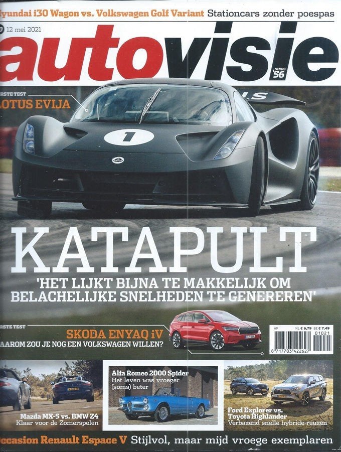 Autovisie 10 2021 : BMW Z4 - Mazda MX5 - Donkervoort - Alfa, Ophalen of Verzenden, Gelezen, Algemeen