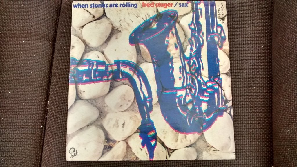 Saxofoon LP - Fred Stuger - When stones are rolling, Ophalen of Verzenden, Zo goed als nieuw, Jazz, LP