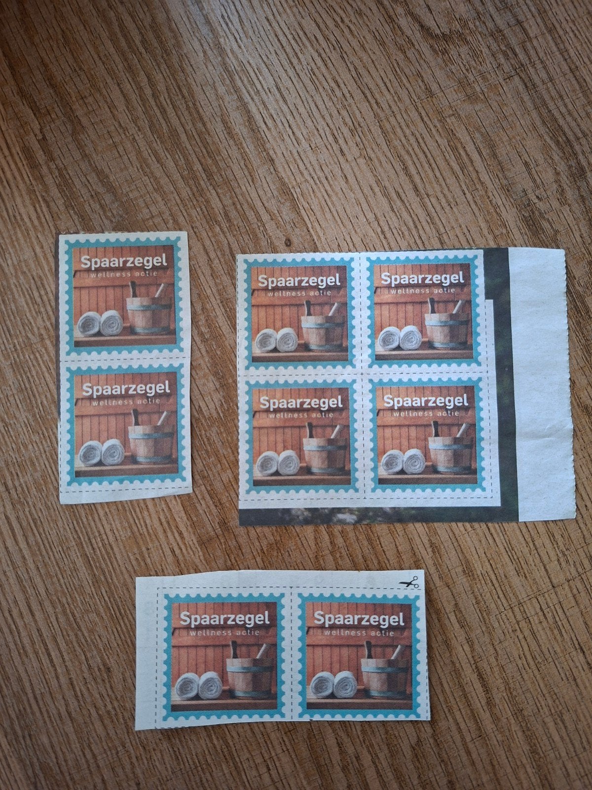 Gratis sauna zegels, Ophalen of Verzenden, Winkel, Super of Benzinepomp, Zegels, Bonnen of Punten