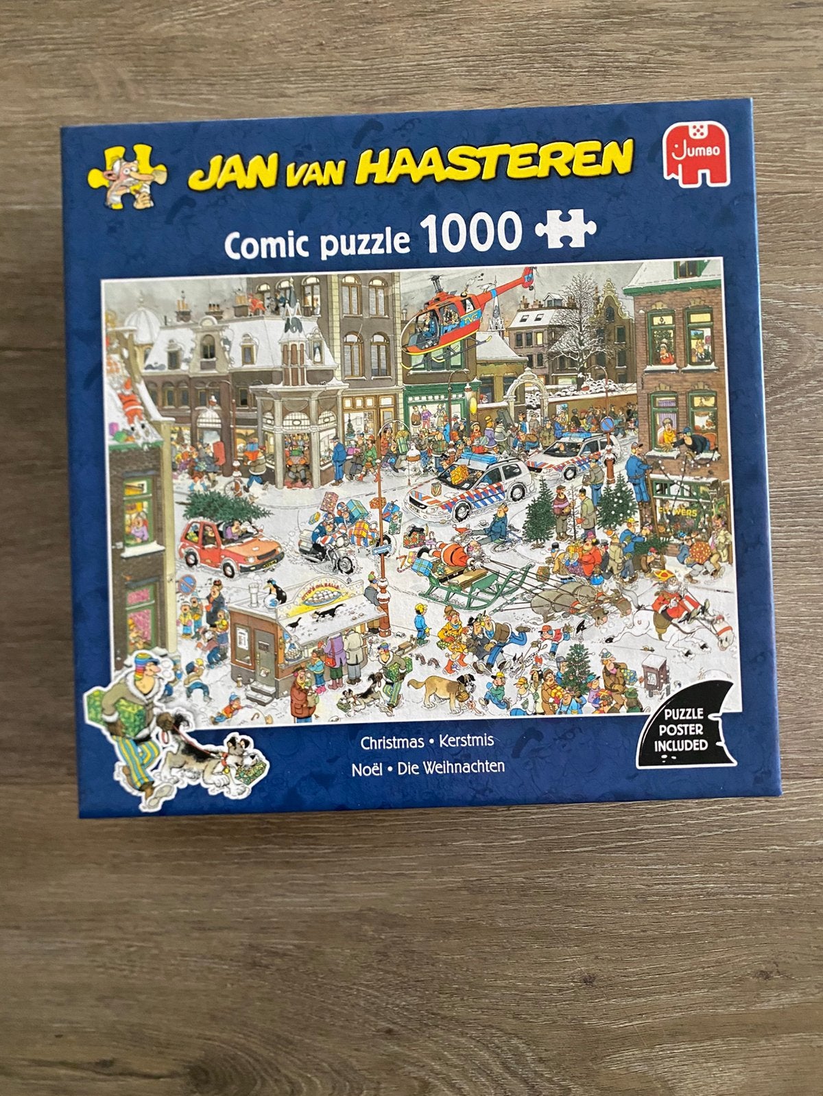 Jan van Haasteren Kerstmis 1000 stukjes, Ophalen of Verzenden, 500 t/m 1500 stukjes, Zo goed als nieuw